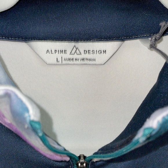 NWT Alpine Design Field Knit Quarter Zip Long Sleeve Top - Picture 11 of 11